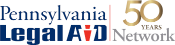 PA Legal Aid Network, Inc - 50 Years logo